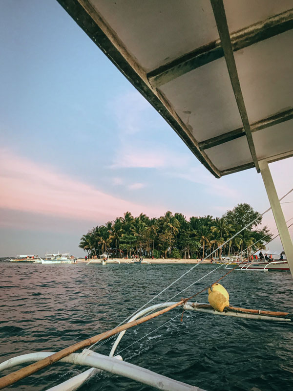Guyam-Island Picture from a boat of Guyam Island near Siargao