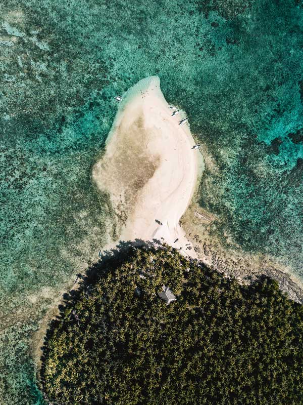 Siargao-Kawhagan-Sand-Bar Aerial Picture of Kawhagan Sand Bar