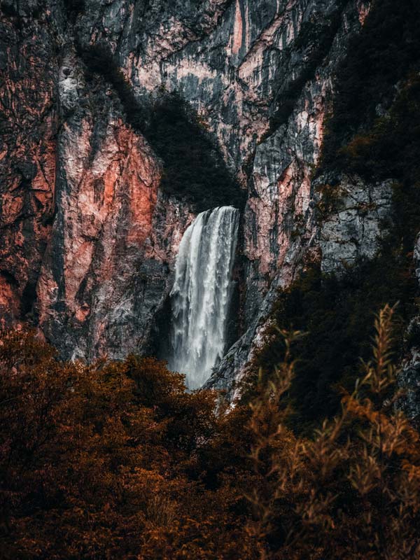 Slap_Boka Wasserfall Boka Slowenien