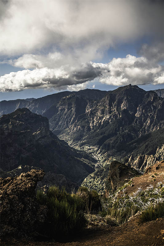 Blick ins Tal vom Pico Ruivo