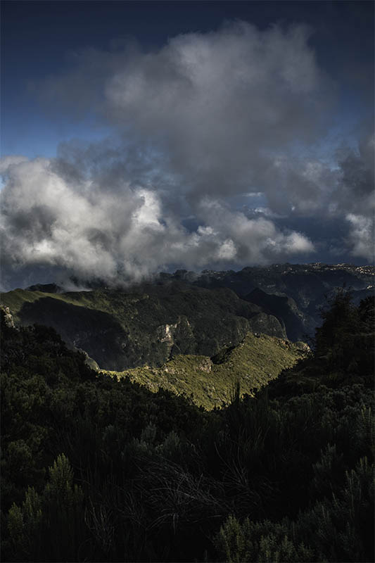 Blick in die Ferne vom Pico Ruivo