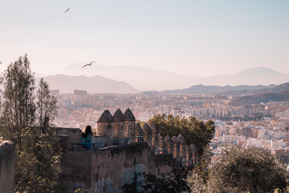 Ausblick-von-der-Castillo-de-Gibralfaro
