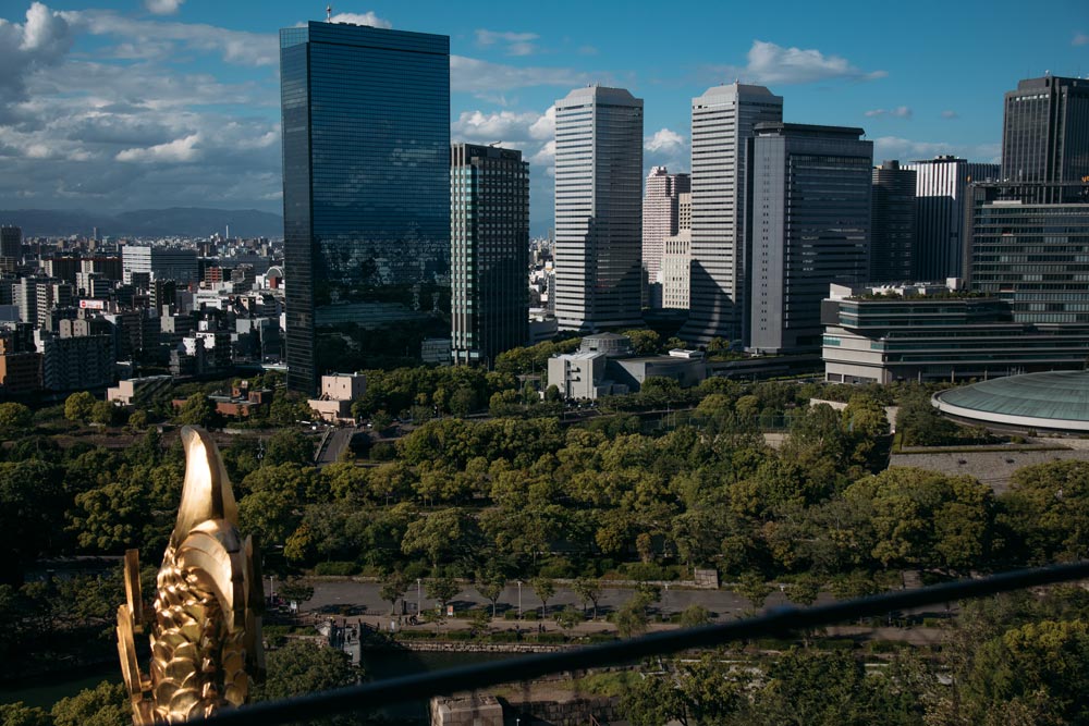 Aussicht-über-Osaka
