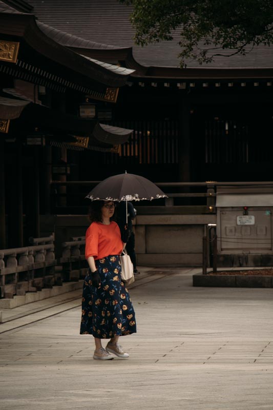 Besucher-im-Meiji-Schrein