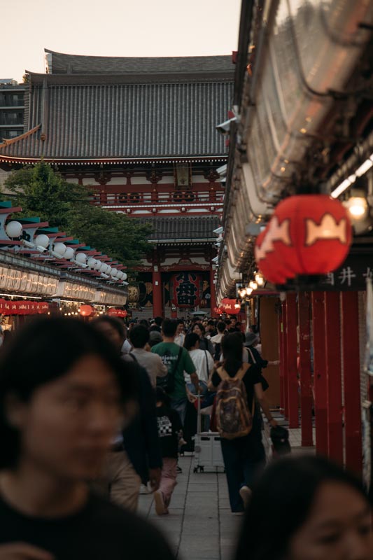 Sensō-ji-bei-Sonnenuntergang