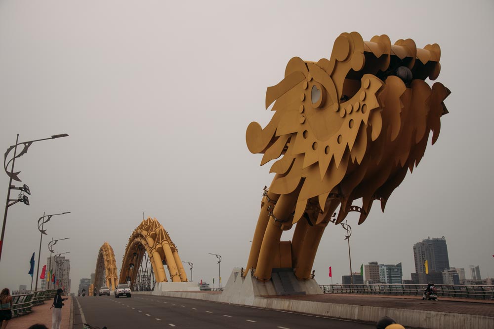 Die-Drachenbrücke in Da Nang