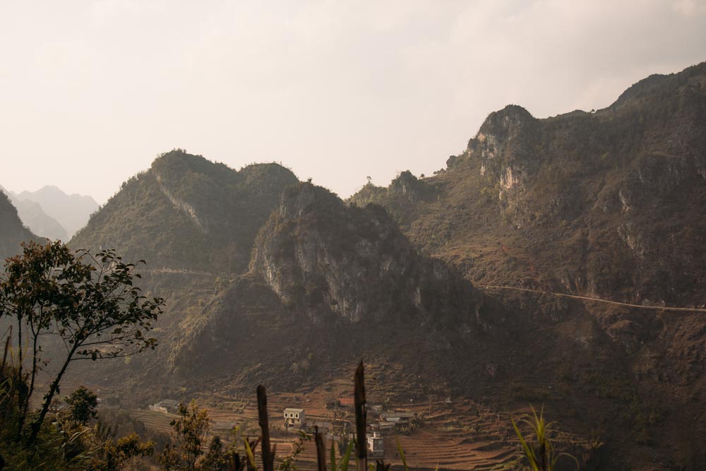 Wunderschöne-Straße-auf-dem-Ha-Giang-Loop