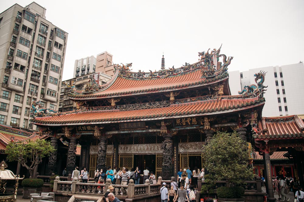 Der-Longshan-Tempel-in-Taipei