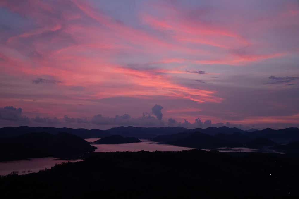Sonnenuntergang-vom-Mount-Tapyas-auf-Coron