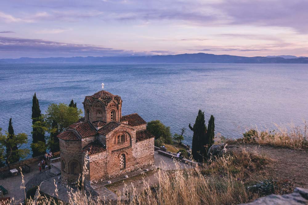 Kirche-am-Ohrid-See